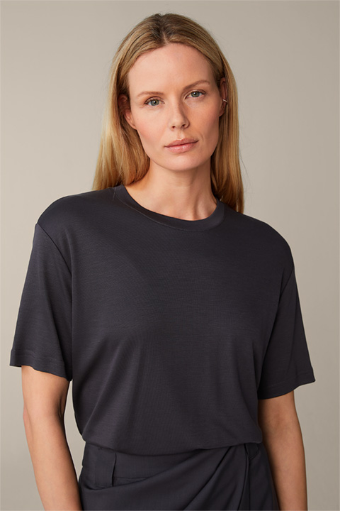 Tencel T-shirt in Anthracite