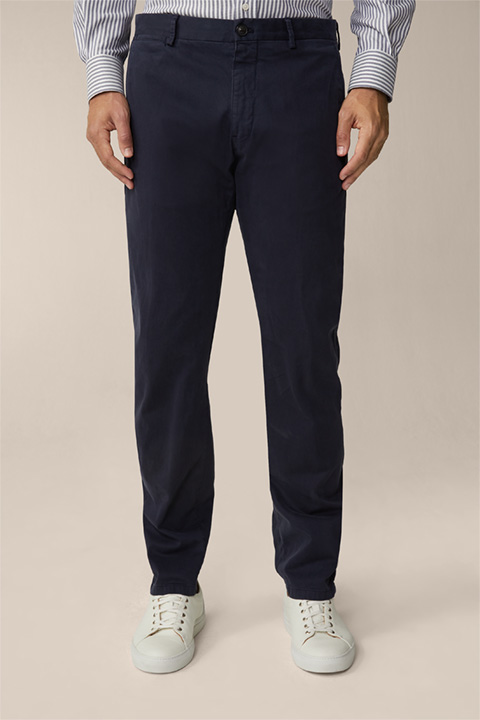 Cotton Cino Chinos in Navy