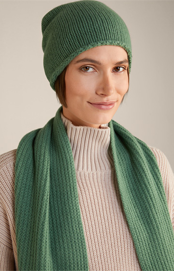 Cashmere Hat in Green