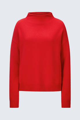 Cashmere-Pullover in Rot