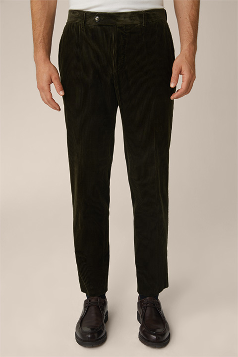 Santios Corduroy Trousers in Olive