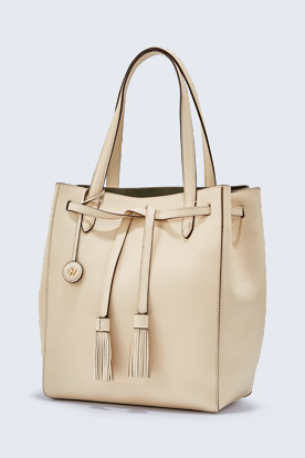 Shopper in Creme