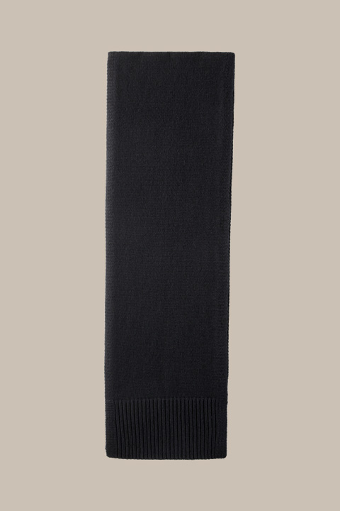 Cashmere-Schal in Schwarz