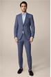 Anzug Palon-Rico in Blau minimal-gemustert
