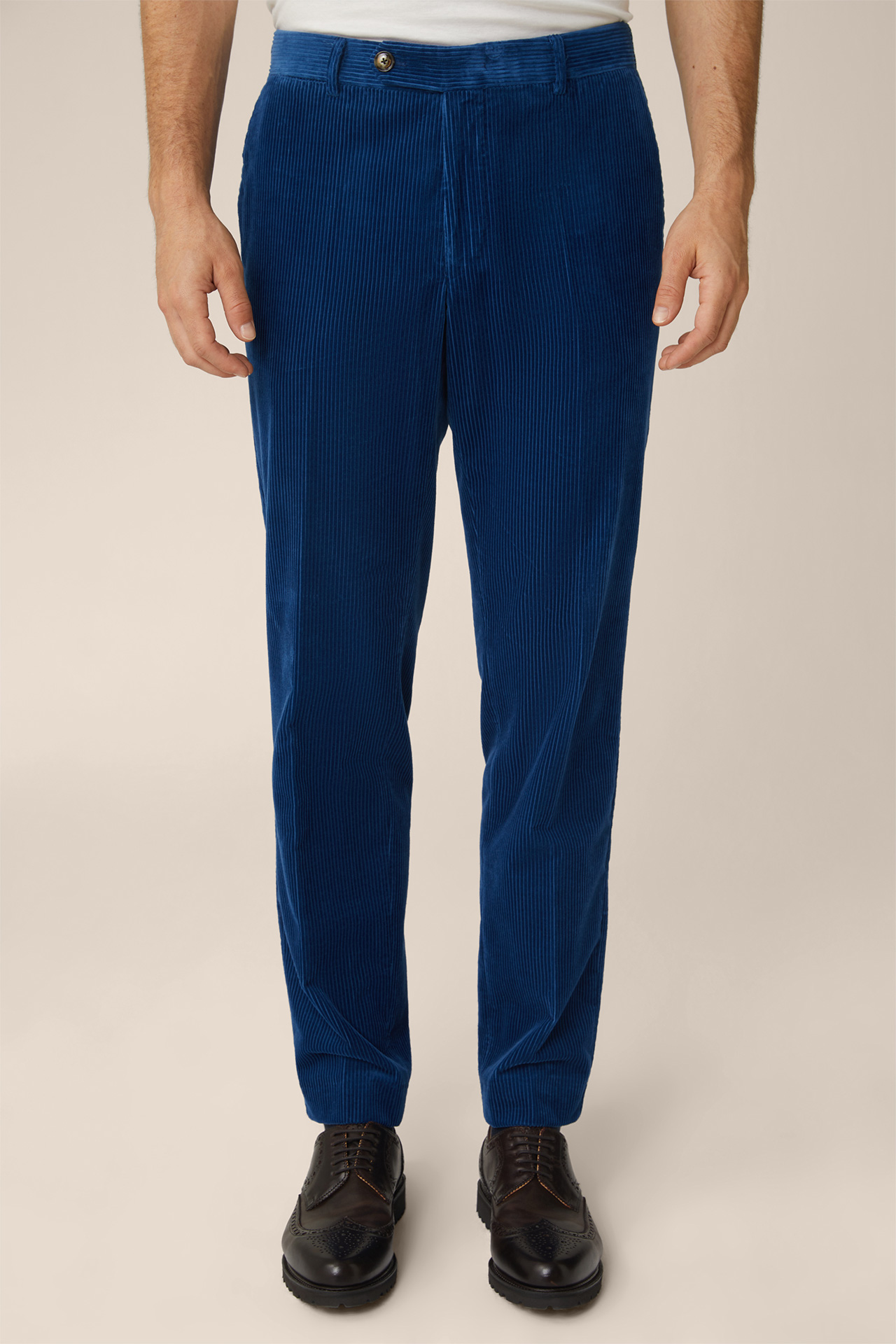 Pantalon modulable en velours côtelé Santios, en bleu royal