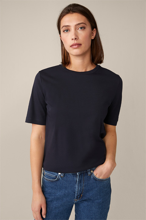 Organic Cotton T-Shirt in Navy