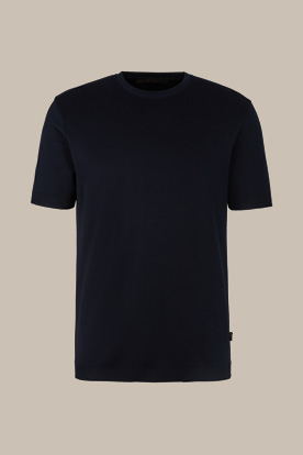 Baumwoll-T-Shirt Floro in Navy