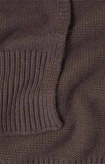Cashmere-Schal in Taupe