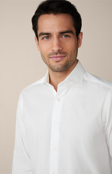 Riccio Cotton Shirt in White