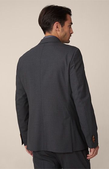 Sation Double-Breasted Modular Jacket in Anthracite