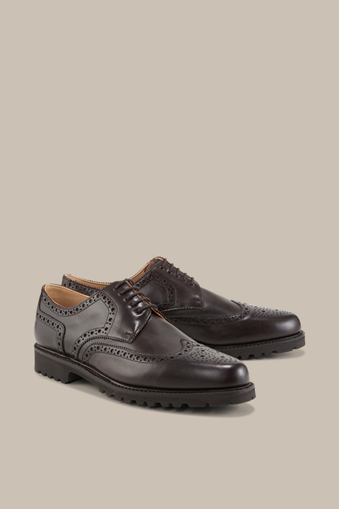 Budapest shoes by Ludwig Reiter in Dark Brown