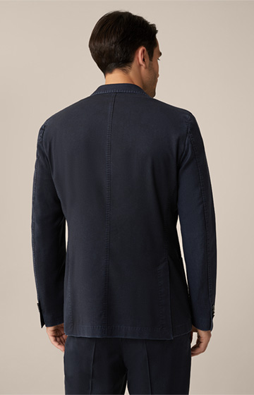 Manolo Frosted Wool Jacket in Navy Marl