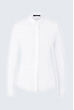 Baumwoll-Stretch-Bluse in Weiß