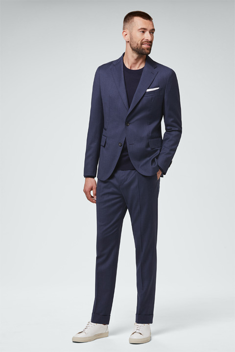 Baukasten-Anzug Solaro Salva in Navy meliert