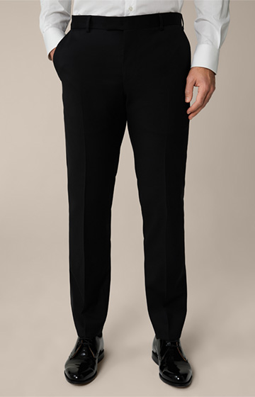 Sole Virgin Wool Modular Trousers in Black