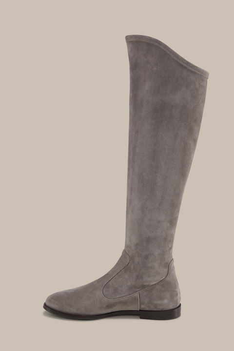 Stiefel aus Ziegenleder by Unützer in Grau