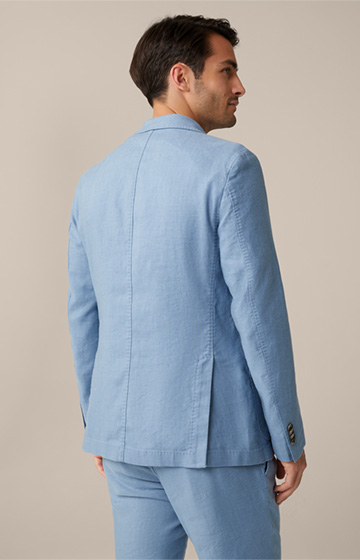 Giro Linen Blend Modular Jacket in Blue