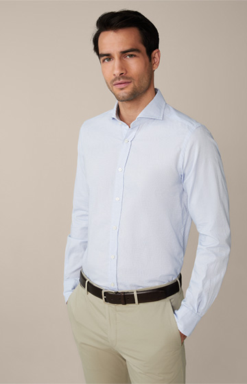 Lano smart shirt in light blue