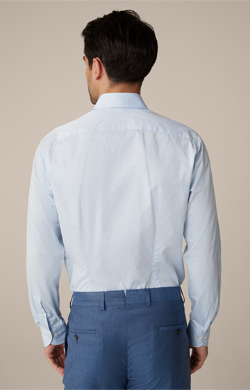 Riccio Cotton Shirt in Light Blue