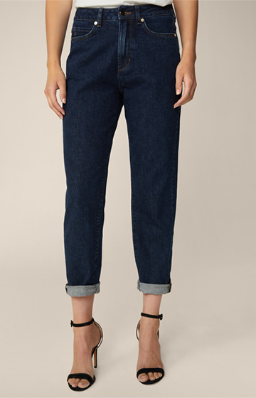 Mom-Jeans Gwenda in Navy