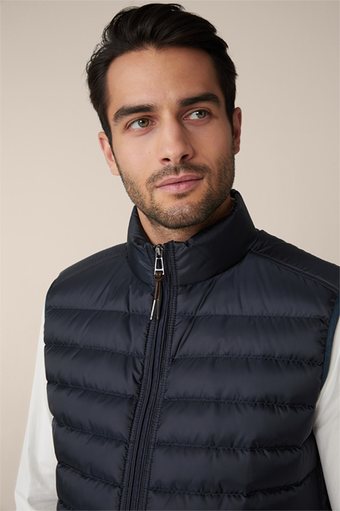 Sotto Down Quilted Gilet in Navy