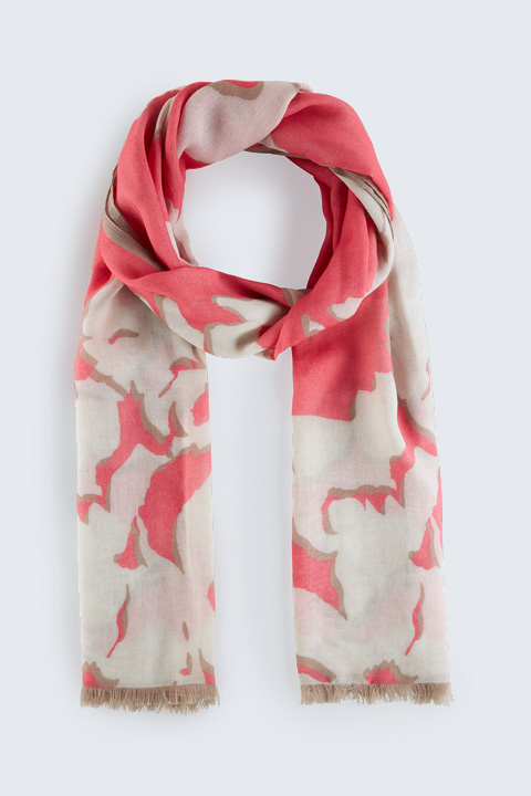 Schal in Pink-Créme