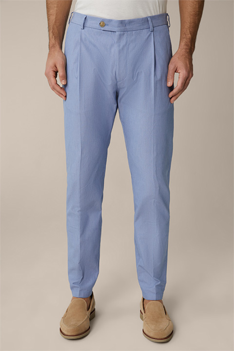 Floro Modular Cotton Trousers in Blue