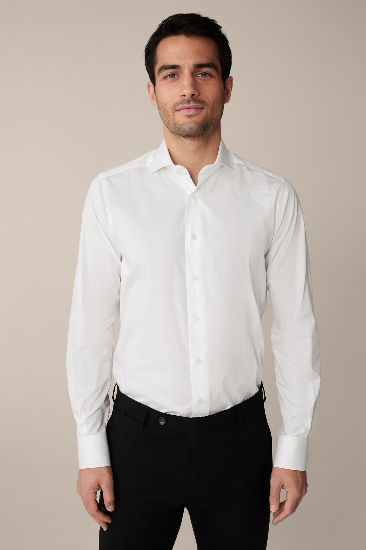 Baumwoll-Hemd Trivo in Weiß