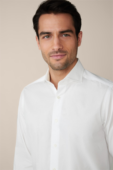 Riccio Cotton Shirt in White