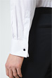 Smoking-Hemd Theano in Weiß mit klassischen Umschlagmanschetten