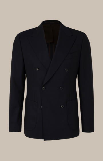 Sation Double-Breasted Modular Jacket in Navy