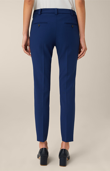 Crêpe Suit Trousers in Blue
