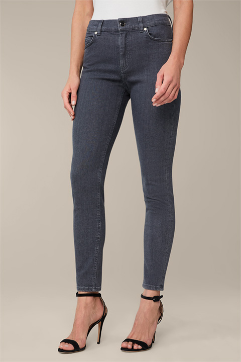Jeans-Hose im Slim Fit in Grey Washed