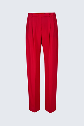Woll-Marlene-Hose in Rot