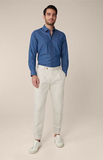Jeans-Hemd Lapo in Denim Blue
