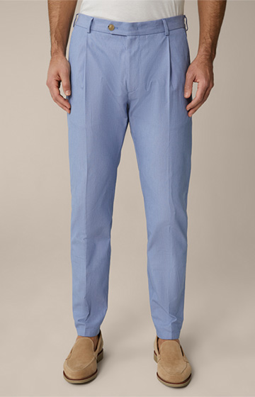 Floro Modular Cotton Trousers in Blue
