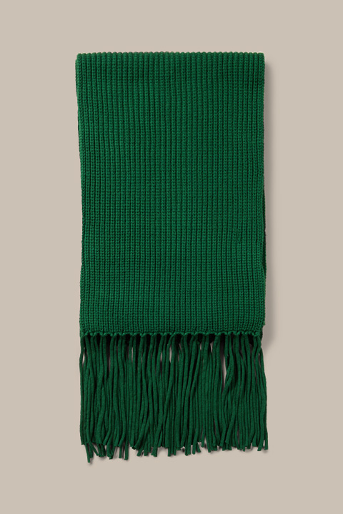 Merino-Woll-Schal in Grün