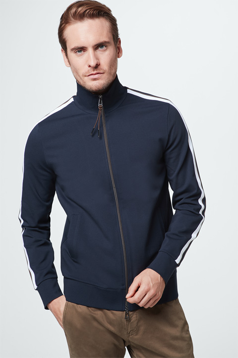 Sweatjacke Sesto in Navy
