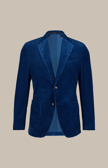 Veste en velours côtelé modulable Giro, en bleu royal
